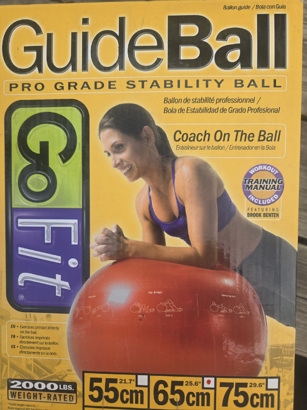 Guide Ball Pro Grade Stability Ball - 65cm - photo 2