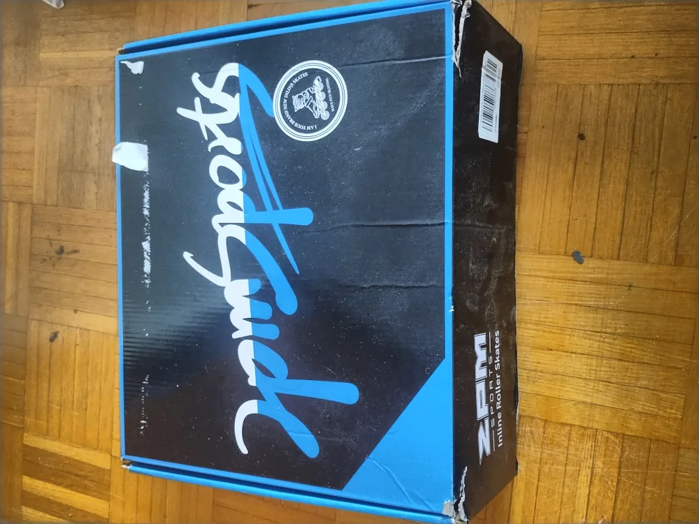 Children's ZPM Sports Inline Roller Skates, Black and Blue image indicator(4)