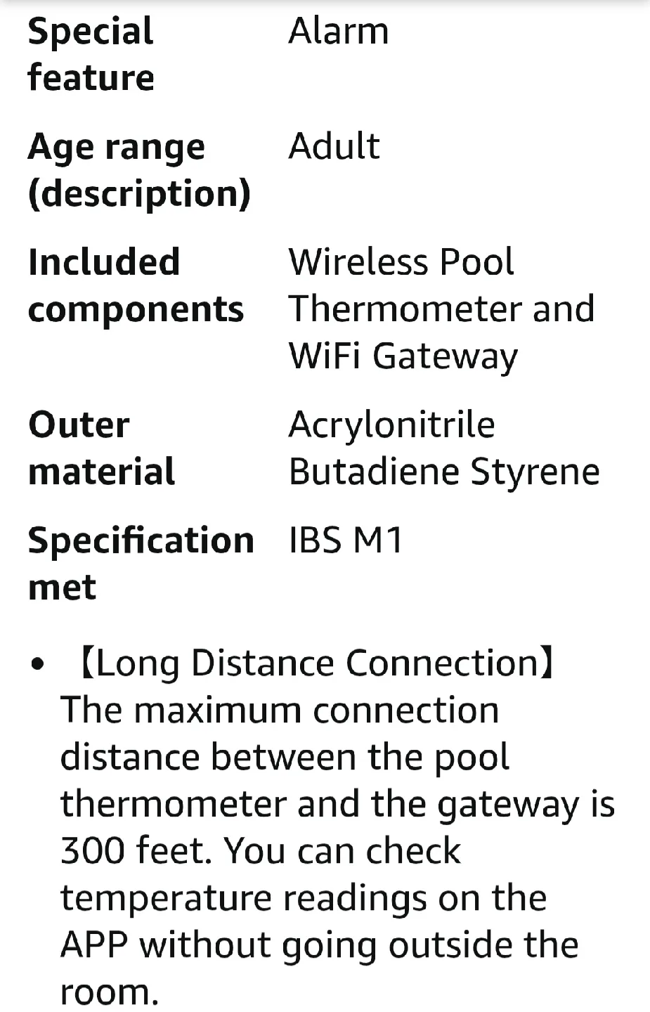 Wireless HOT TUB, POOL THERMOMETER, WiFi & App Control image indicator(8)