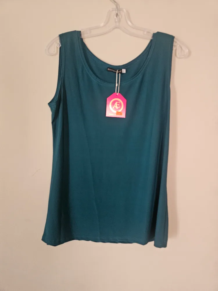 Alina's Exclusives Teal Tank Top - Medium  BNWT thumbnail