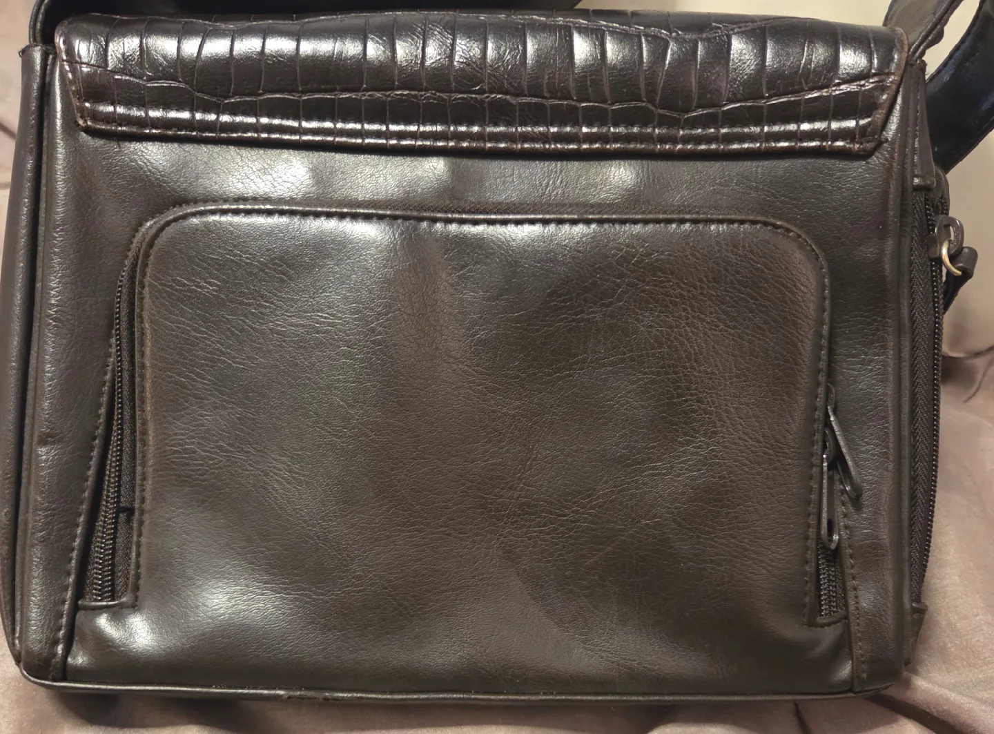 Rosetti Brown Vegan Leather Shoulder Bag image indicator(3)