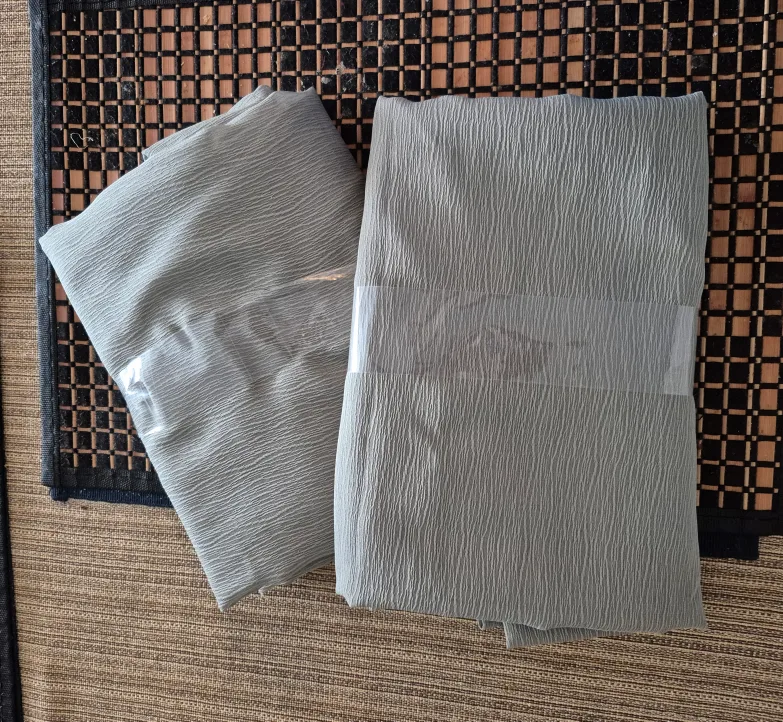 Textured Curtain Panels - Green🥕 image indicator(2)