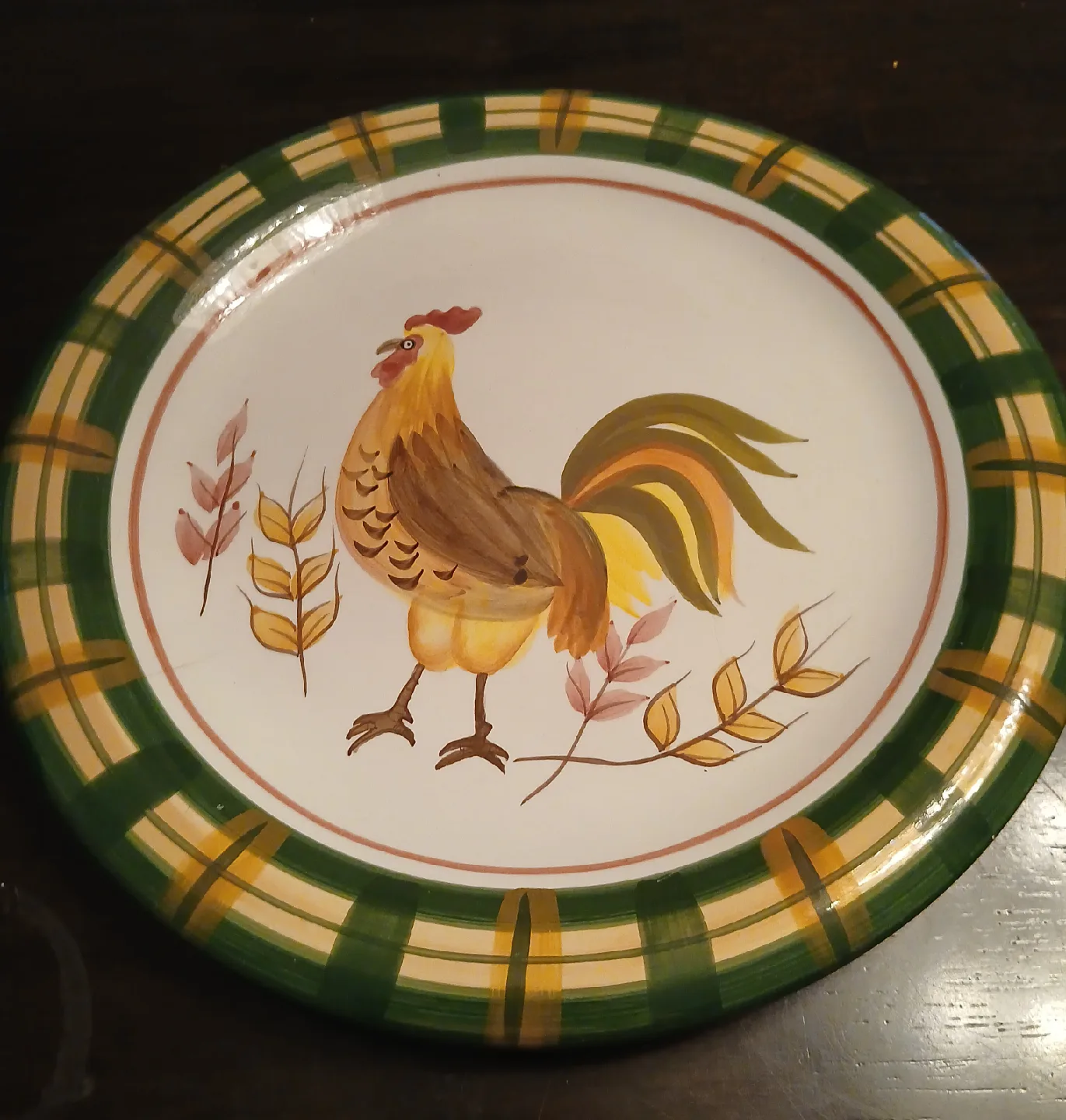 Set of 4 Rooster Plates image indicator(5)