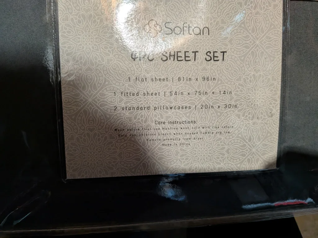 Softan 4PC Sheet Set Full Size image indicator(2)