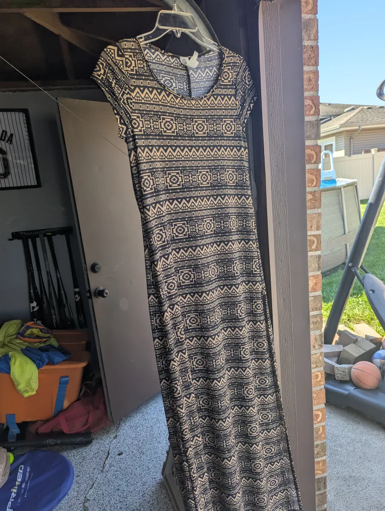 Patterned Maxi Dress thumbnail
