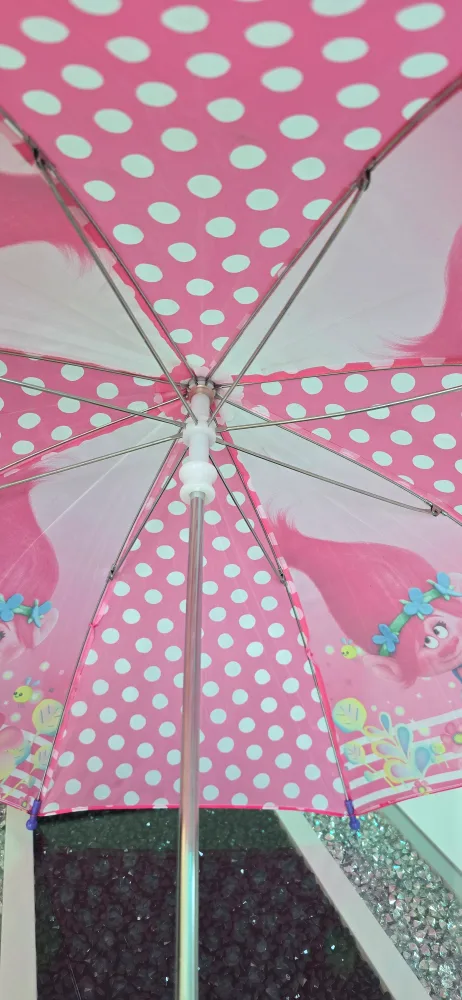 Trolls Umbrella - Pink with Polka Dots image indicator(3)
