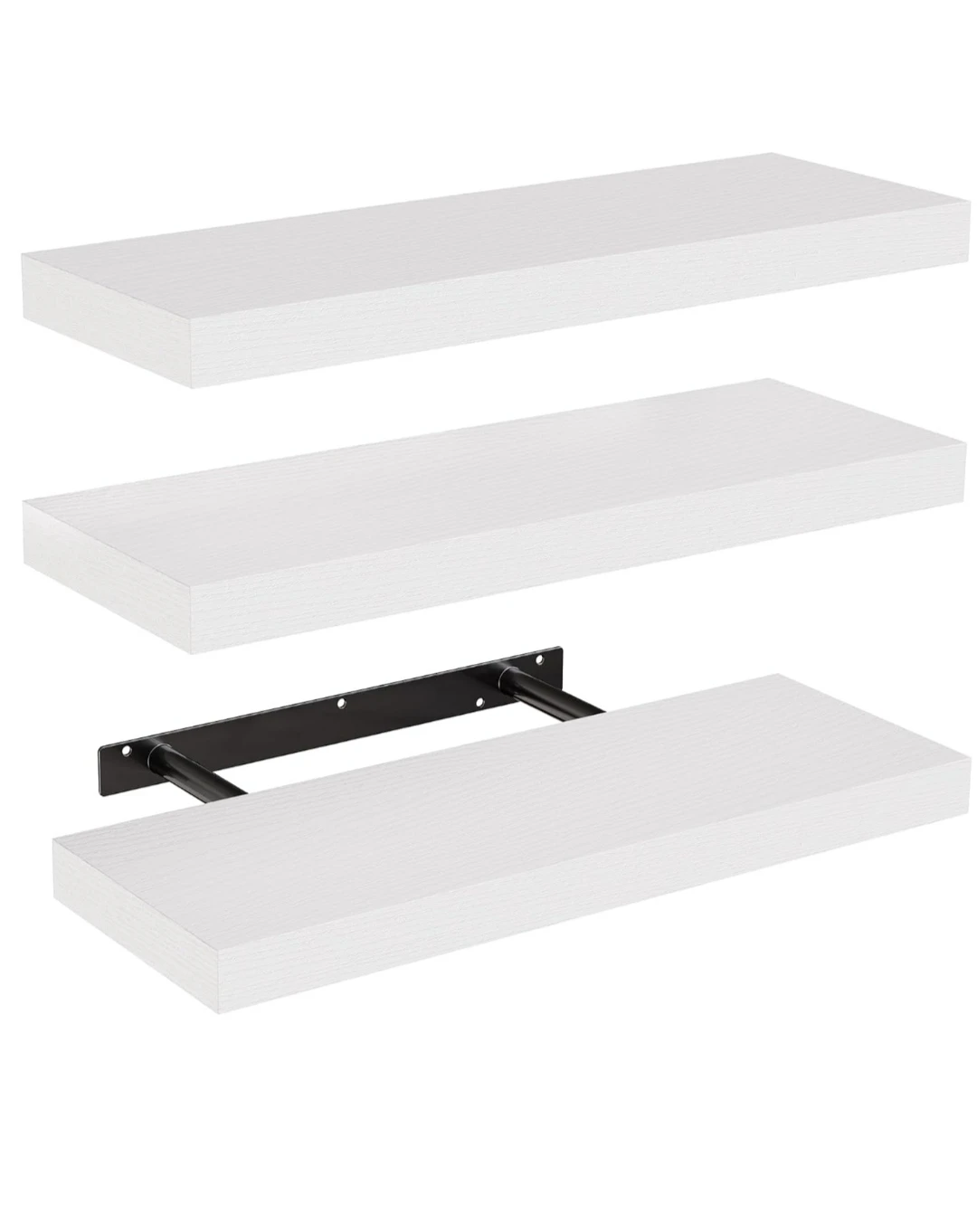 White Floating Shelves ( Brand New)