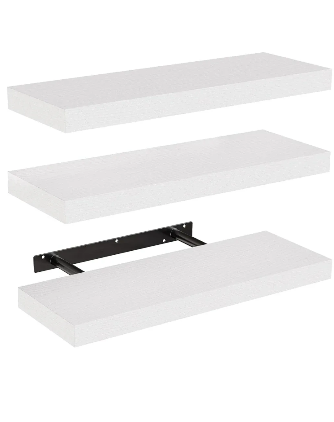 White Floating Shelves ( Brand New) thumbnail