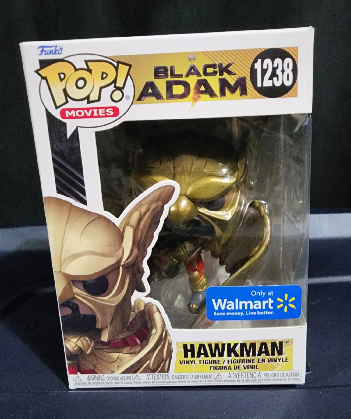 Funko Pop! Movies Black Adam Hawkman #1238 Vinyl Figure