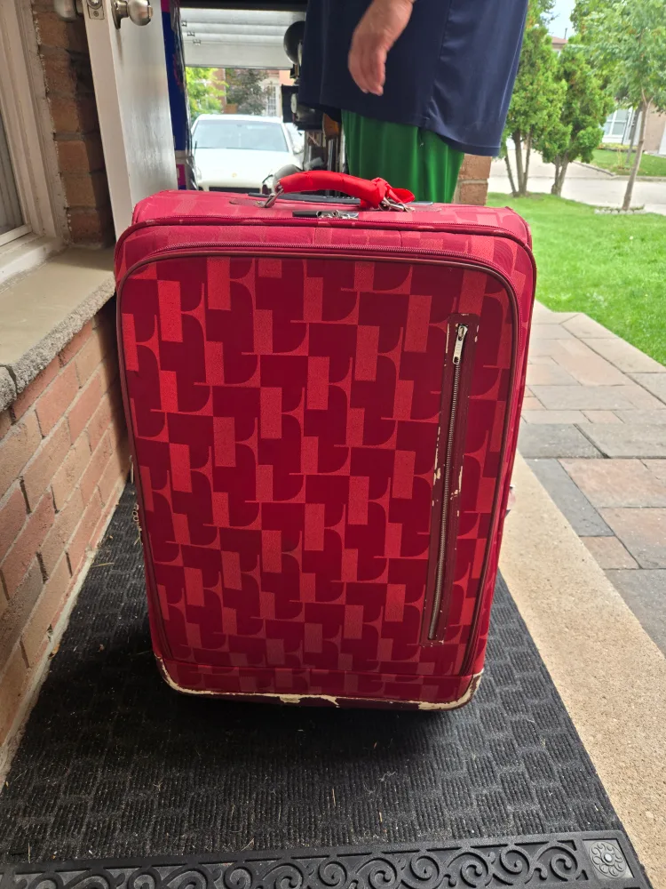 FREE: Red Fabric Suitcase thumbnail