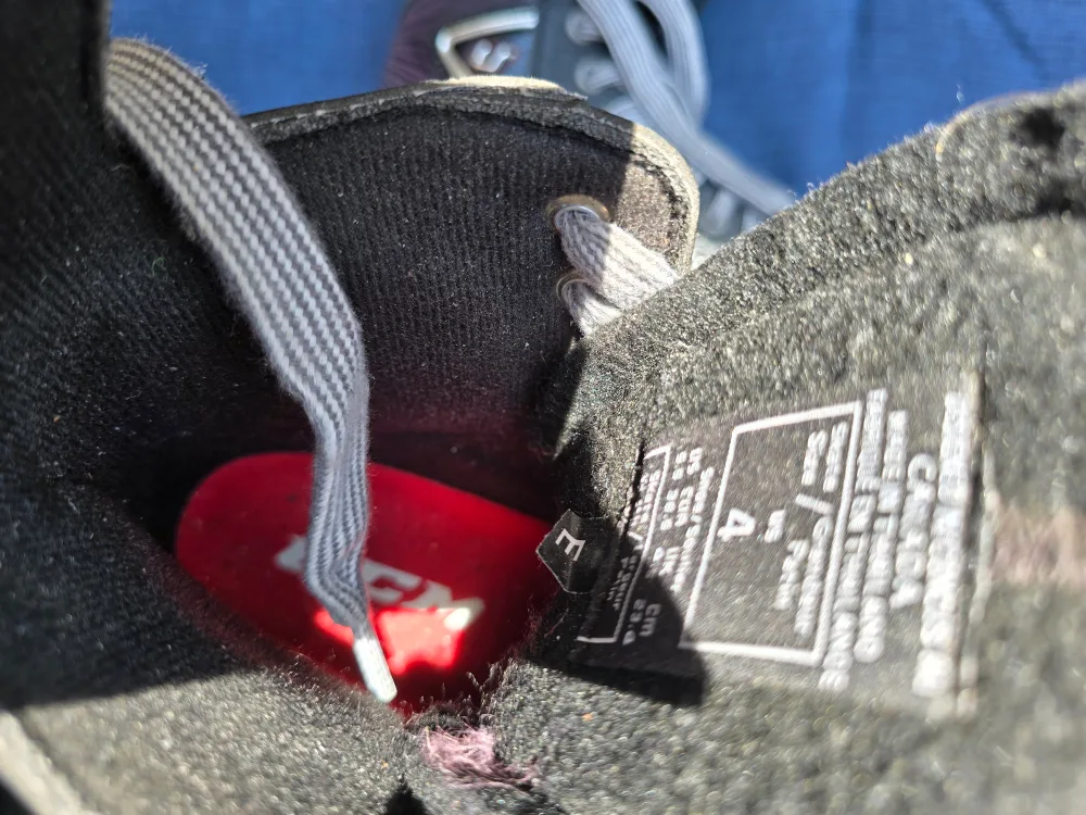 CCM Ice Skates Size 4 & Helmet image indicator(3)