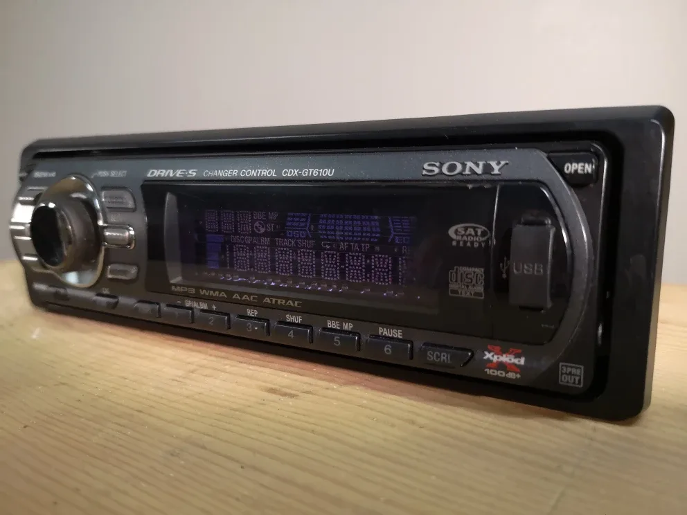 🎶USB Car Stereo Deck ~ SONY XPLOD CDX-GT610U image indicator(2)