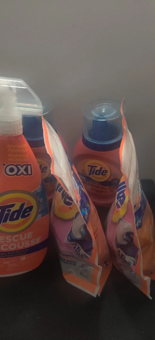 Tide Laundry Bundle - Liquid, Power Pods, Stain Remover thumbnail