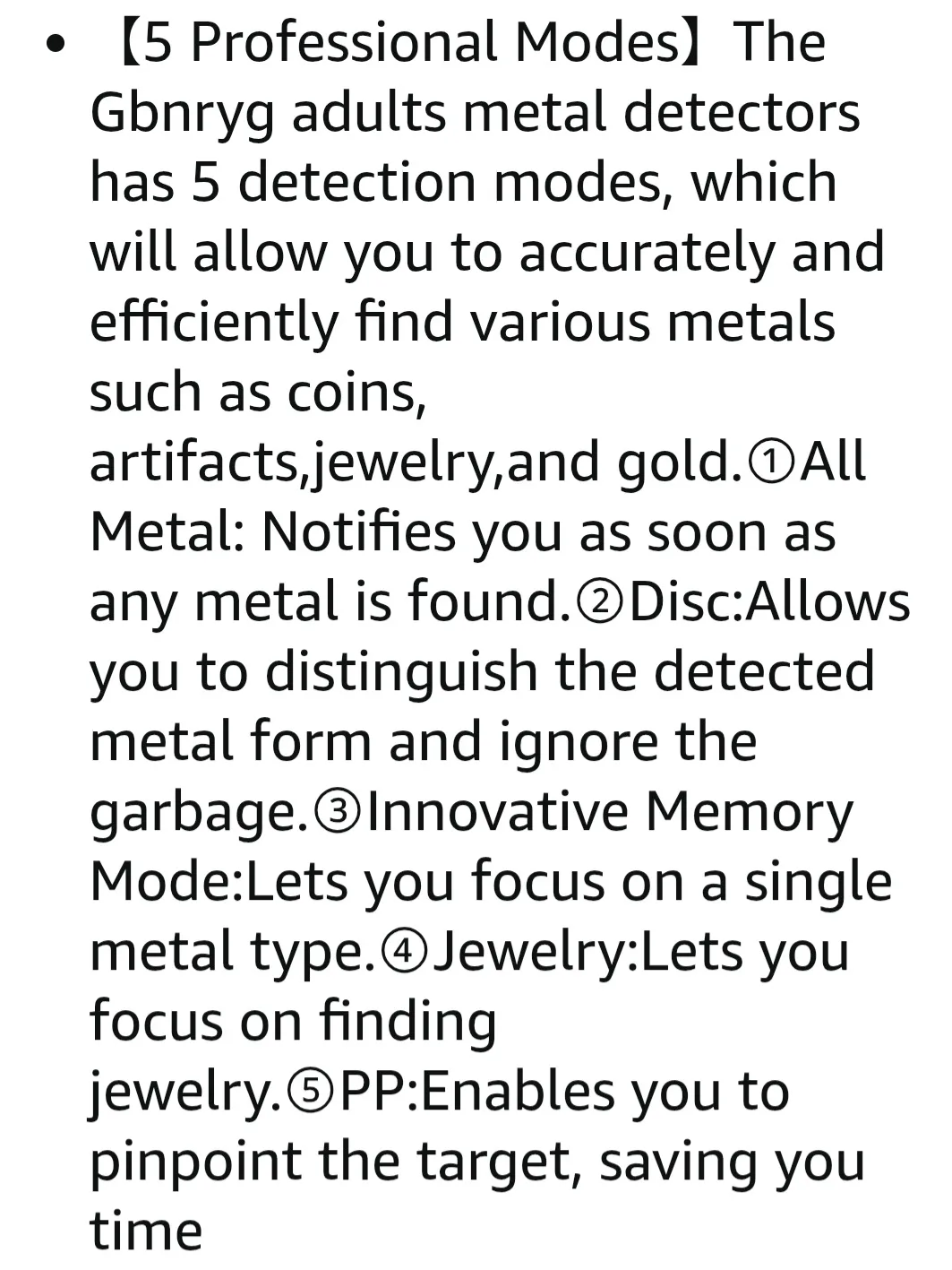 Gbnryg PROFESSIONAL METAL DETECTOR, NEW image indicator(10)