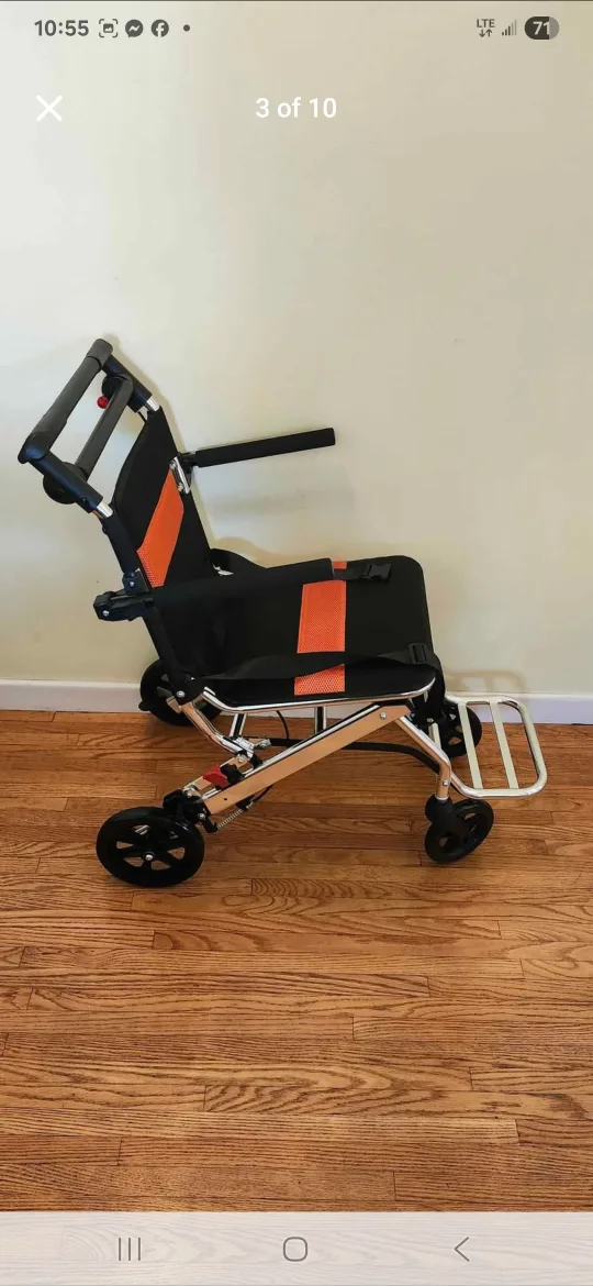 Lightweight Transport Wheelchair with Box image indicator(3)