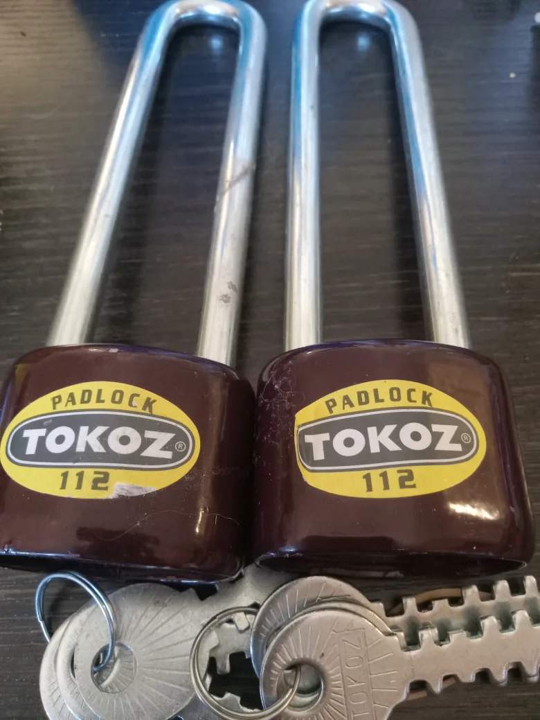 Tokoz 112 Padlocks - Set of Two with Keys image indicator(5)