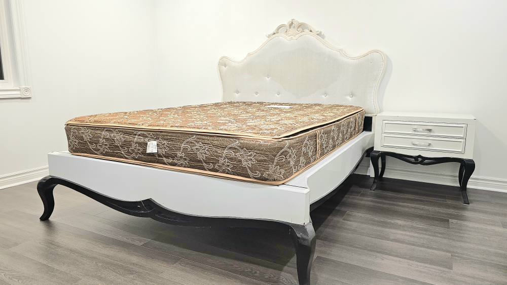 MOVING SALE:Antique Style Bed Frame with Mattress