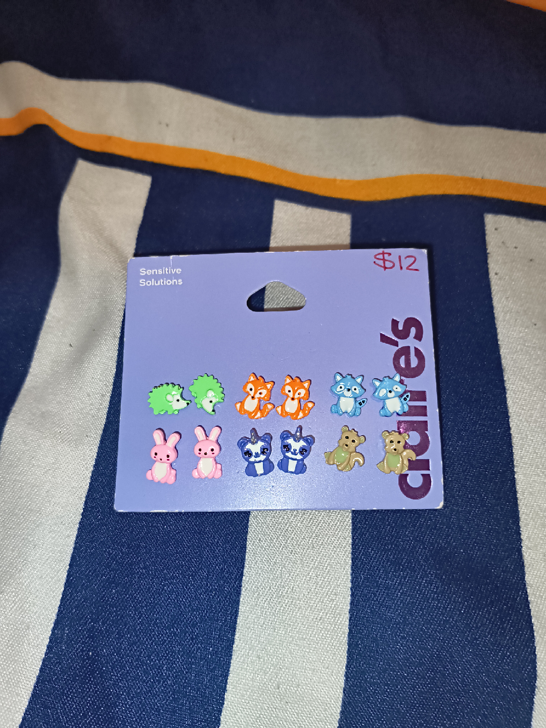 Claire's Animal Stud Earrings - New on Card
