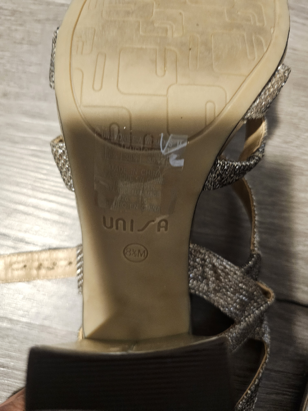 Unisa Glitter Heels - Size 8.5M
