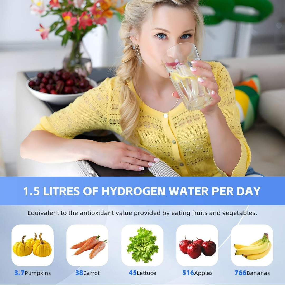 EZ-UNIQUE HYDROGEN WATER BOTTLE Generator - photo 5