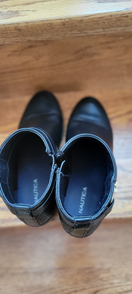 Nautica Black Ankle Boots - Size 4 - photo 5