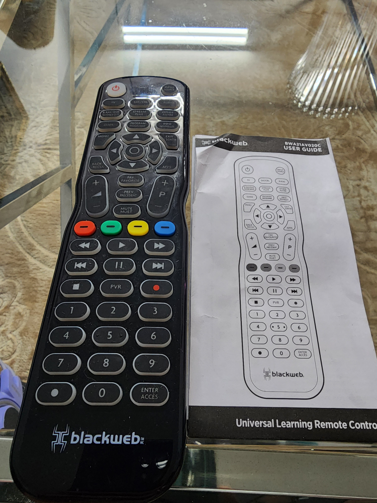 Blackweb Universal Learning Remote Control