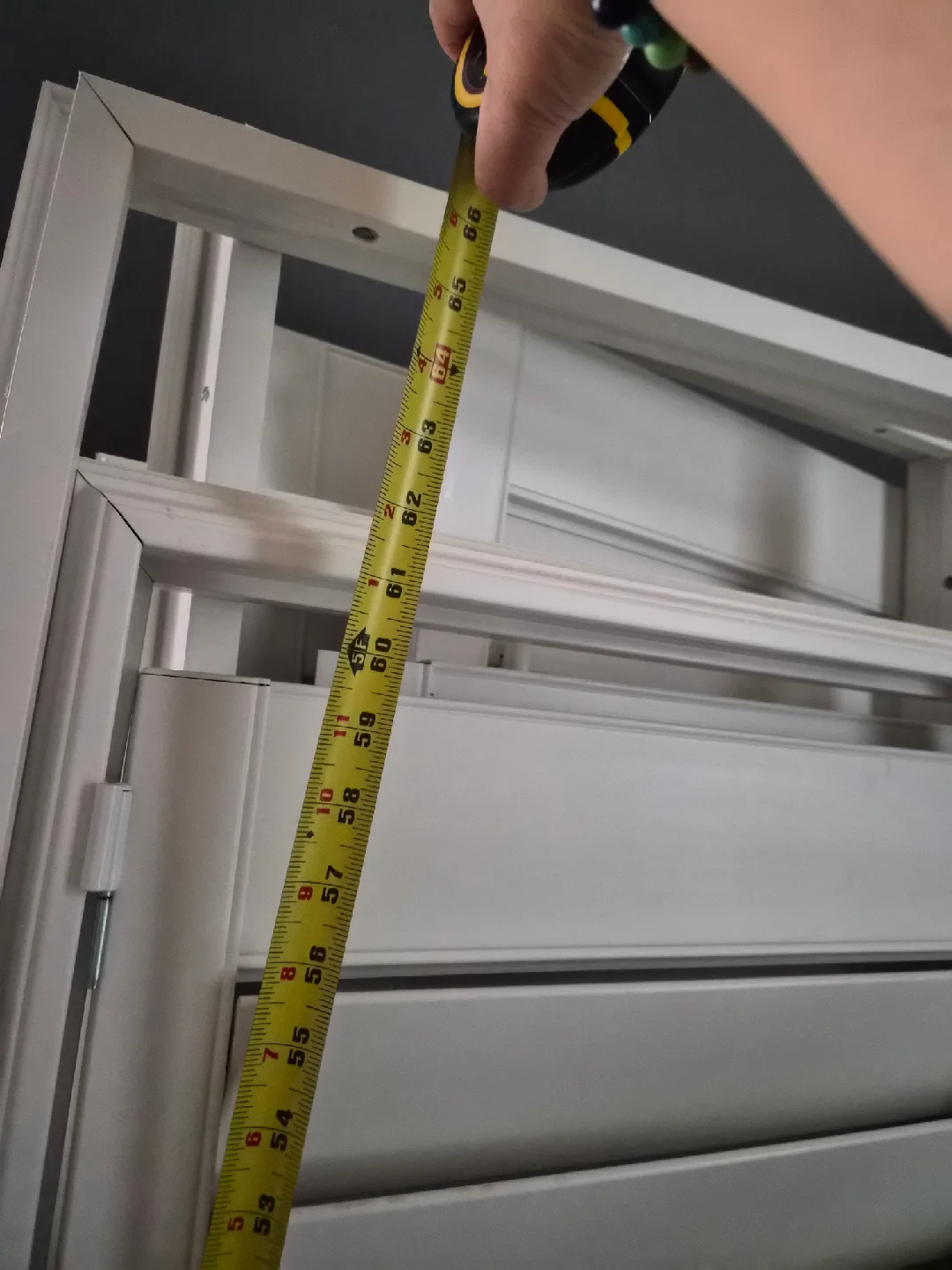 White Louvered Window Shutter (53-66 inch) image indicator(3)