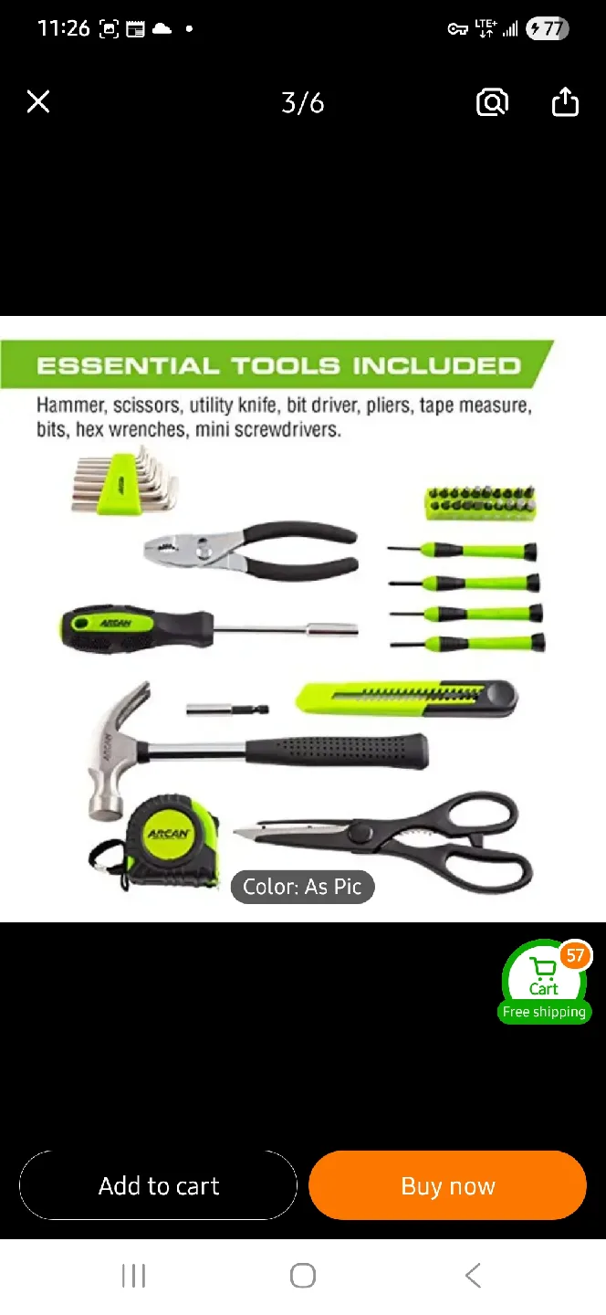 NEW Essential Tool Set with Case 🪛 image indicator(3)