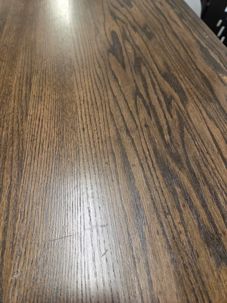 Long Wooden Table with Metal Frame image indicator(3)