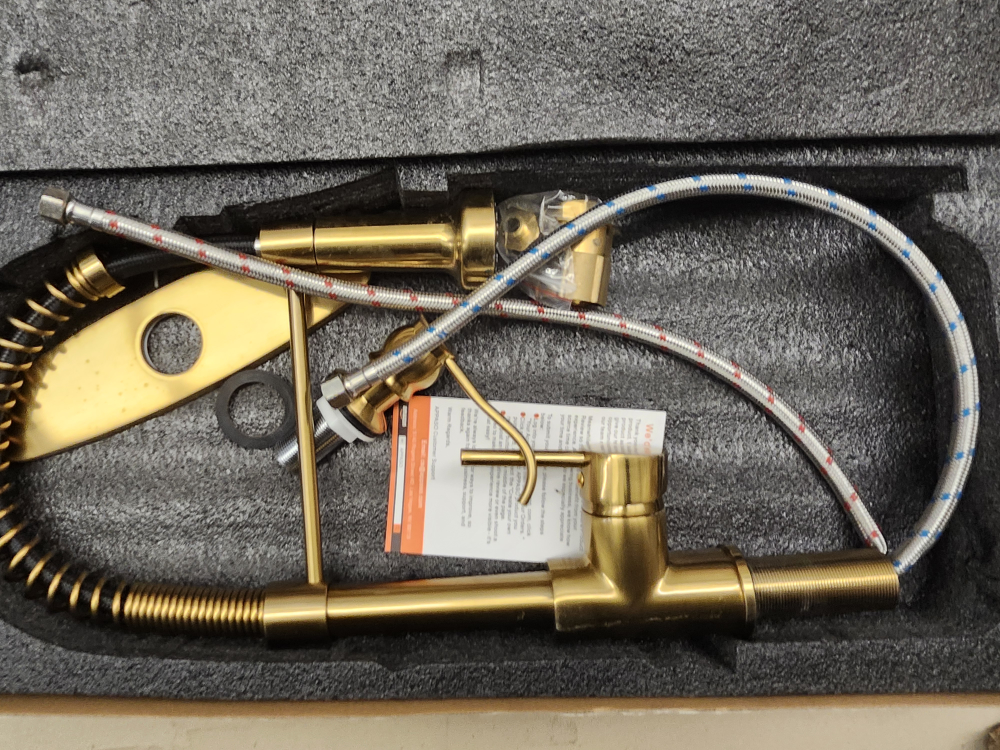 New Appaso Gold Kitchen Faucet - photo 3