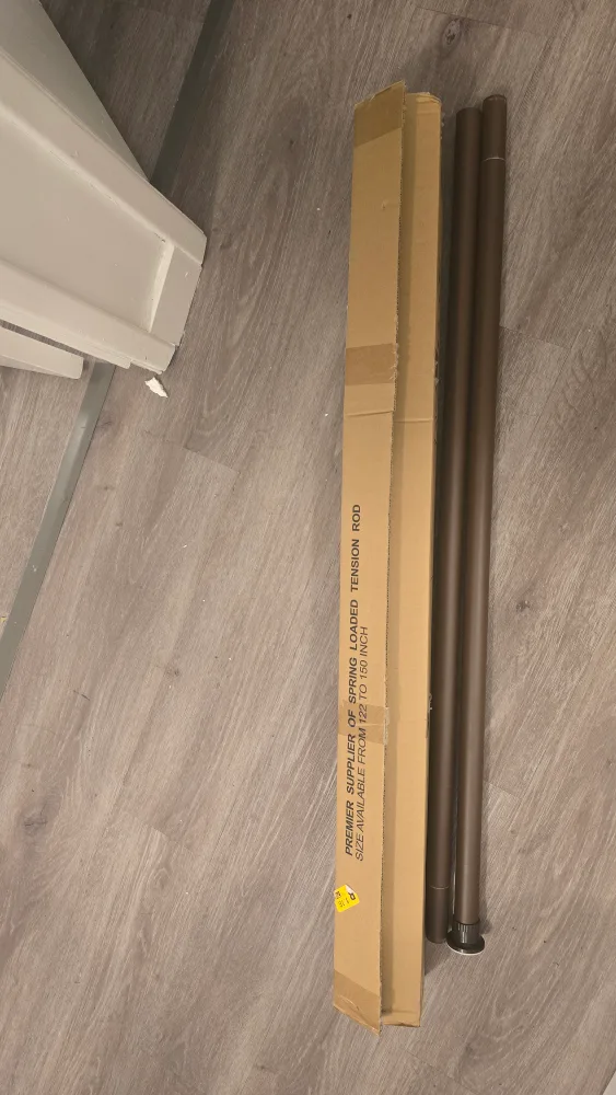 Spring Loaded Tension Rod - 122 to 150 inch