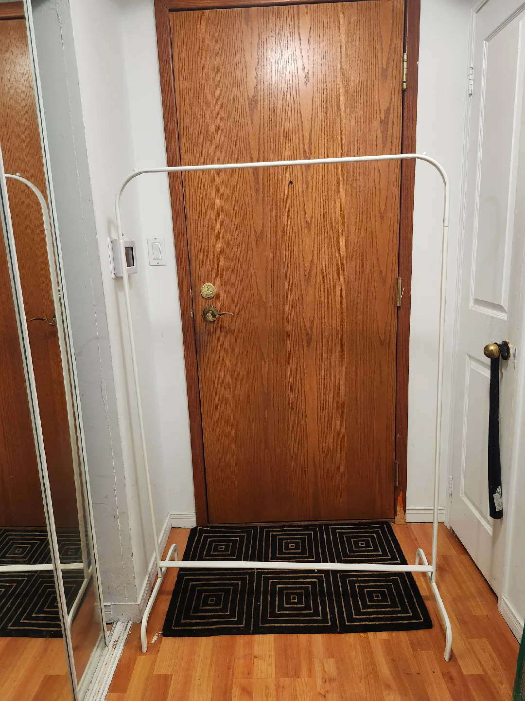 IKEA Clothes Rack - White - 39" Wide image indicator(3)