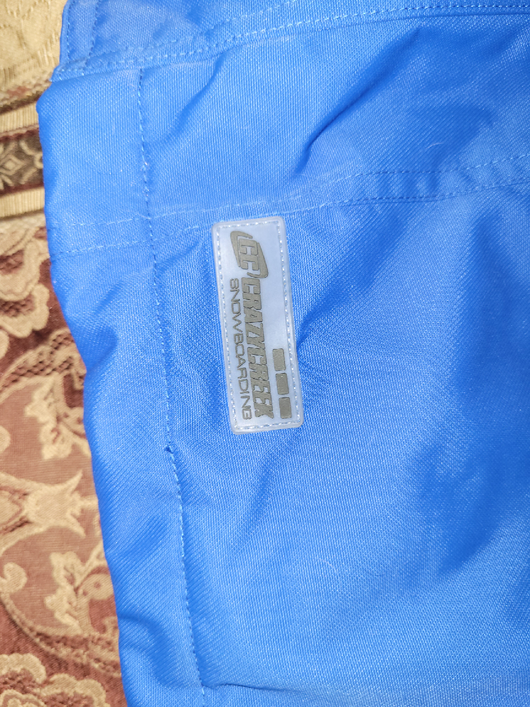 Crazy Creek Snowboarding Jacket - Blue, Size L/G - photo 3