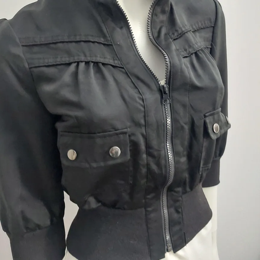 NEW - Black Cropped Jacket image indicator(3)