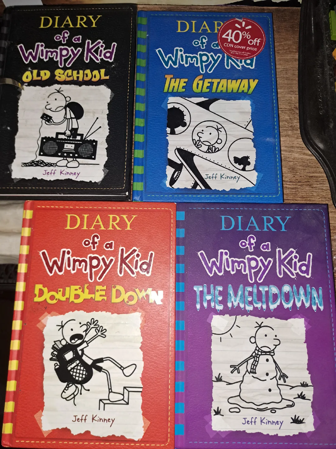 Diary of a Wimpy Kid books by Jeff Kinney thumbnail