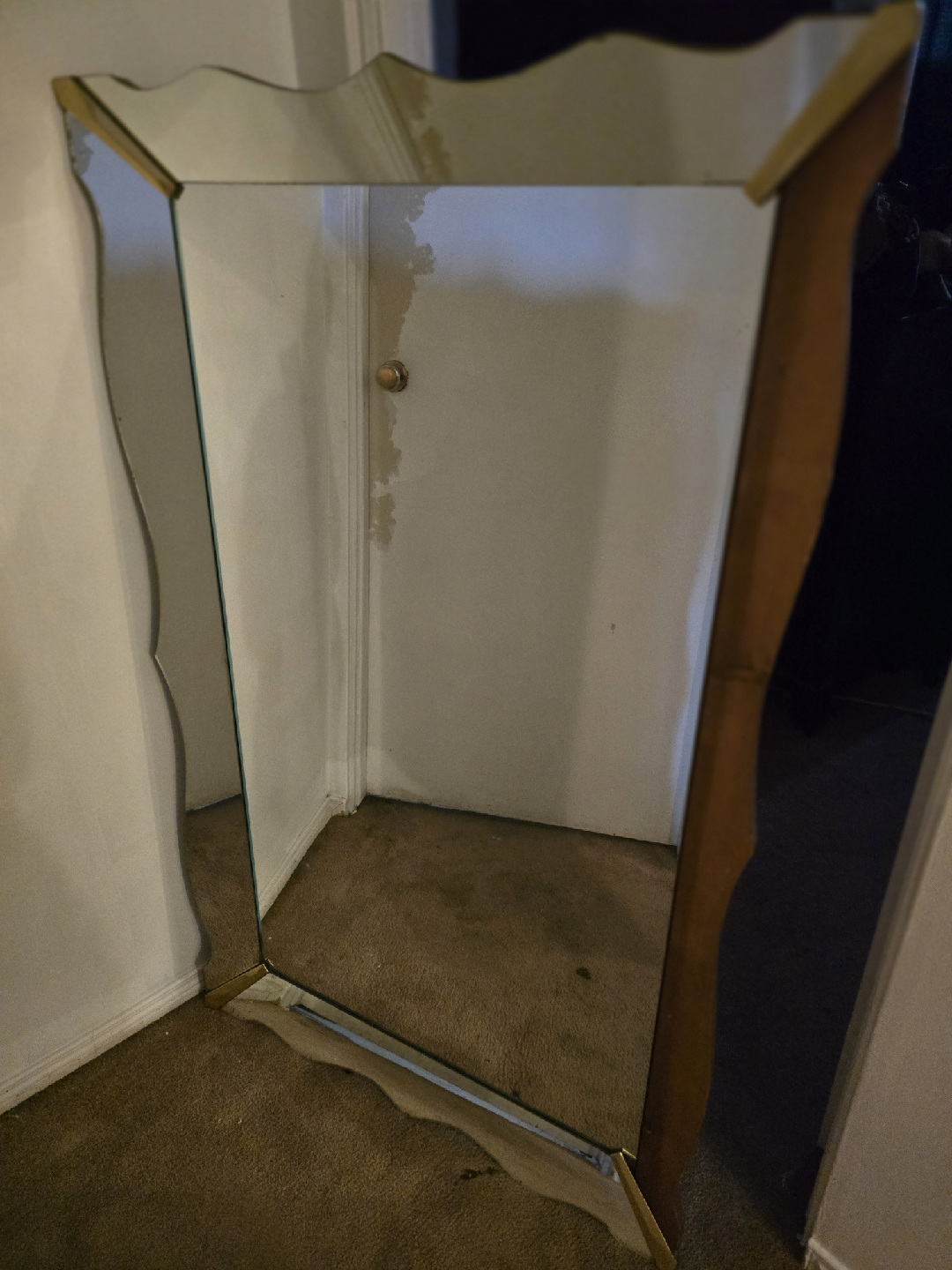 Vintage Masonite Mirror