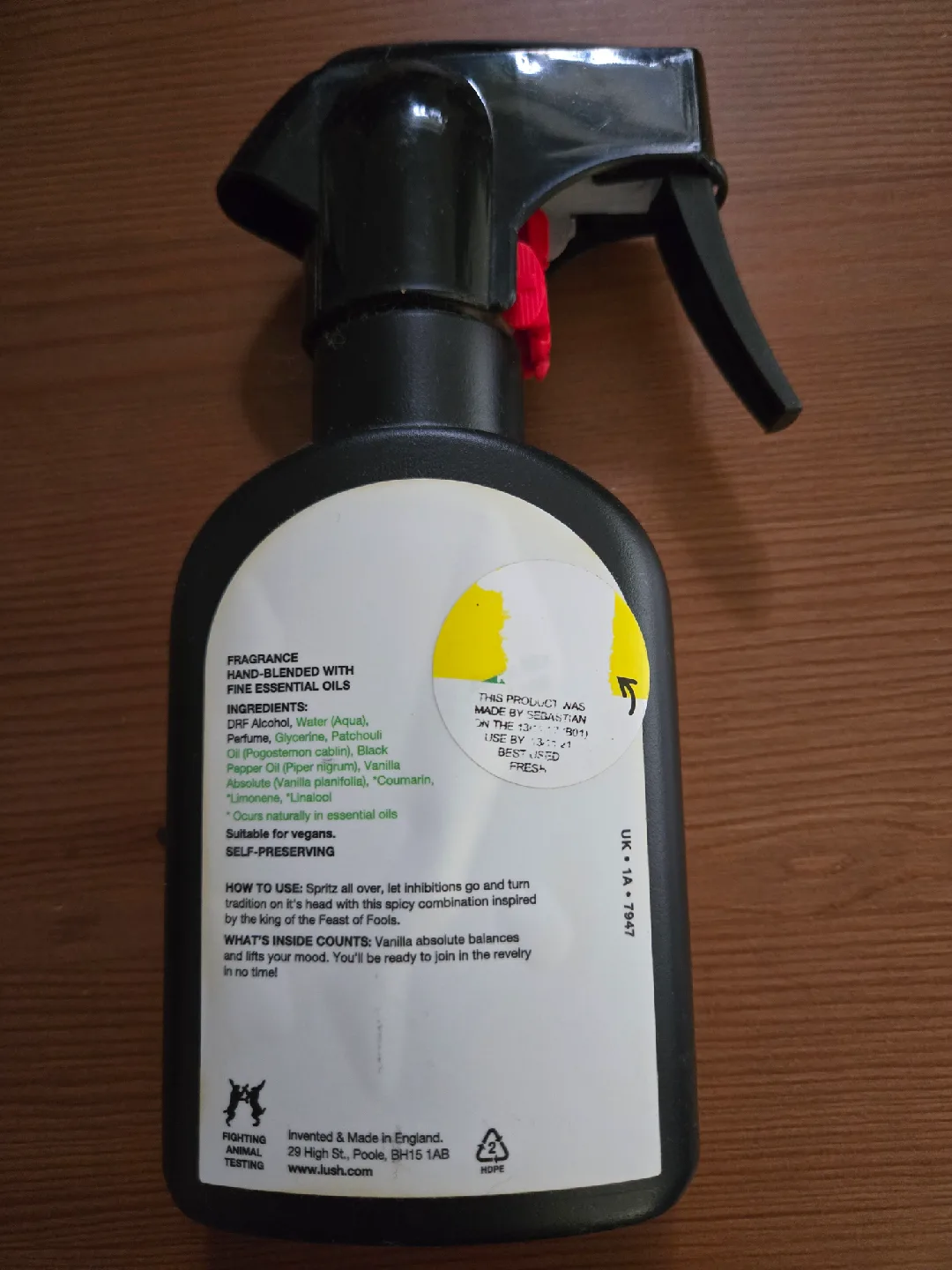 Lush Lord of Misrule Body Spray 200ml image indicator(3)