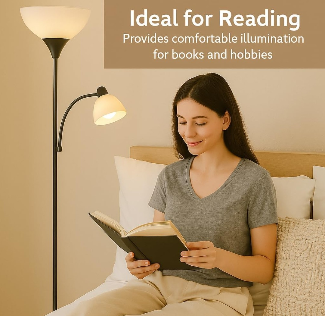 Floor Lamp with Reading Light - 72 inches tall - photo 3
