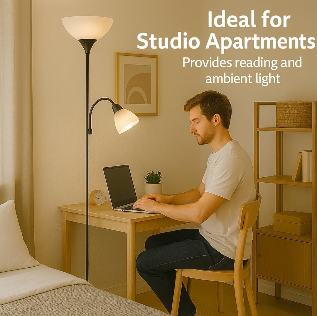 Floor Lamp with Reading Light - 72 inches tall - photo 4