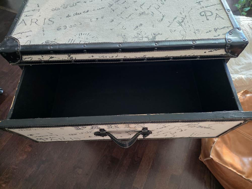 Paris Trunk Style 3-Drawer Chest - photo 2