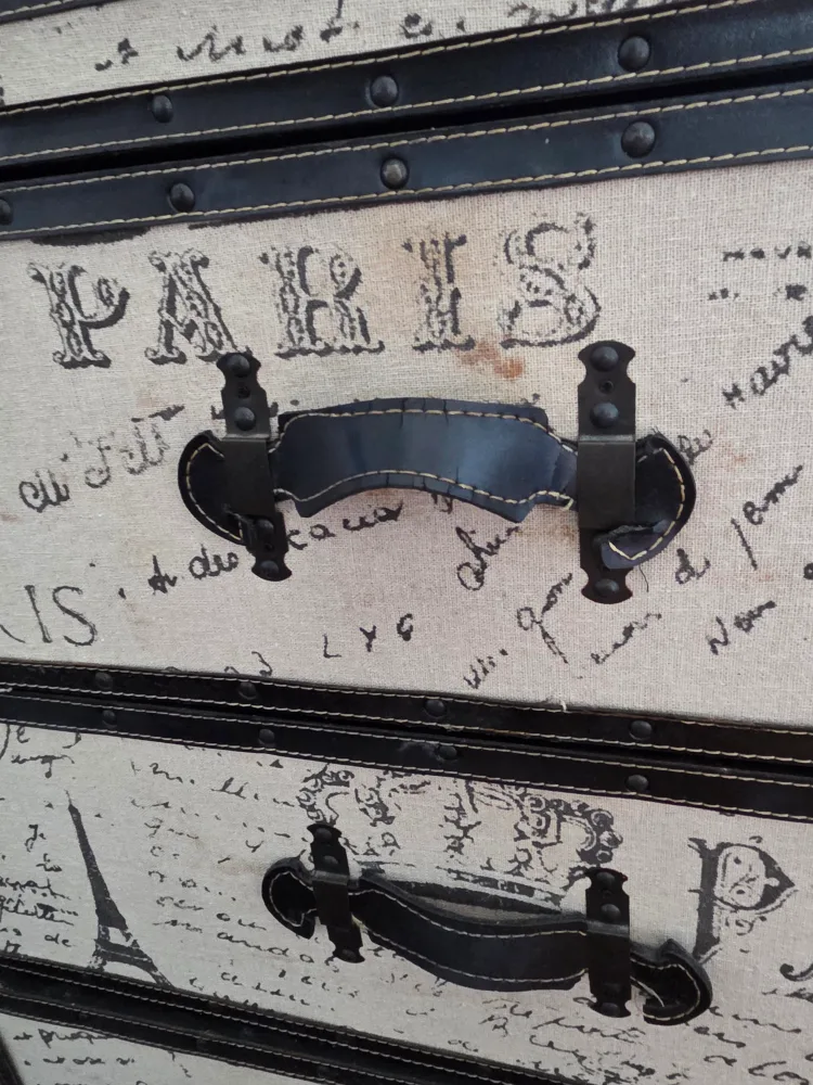 Paris Trunk Style 3-Drawer Chest image indicator(8)