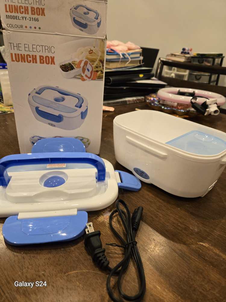 Electric Lunch Box, Model YY-3166, New - photo 3