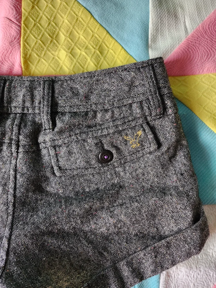 American Eagle twee grey shorts image indicator(5)
