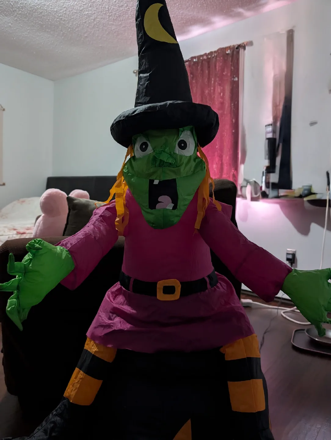 Halloween Inflatable Witch Decoration thumbnail