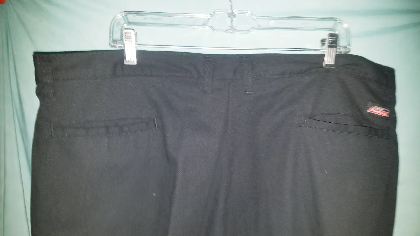 Black Mens Dickies Light Weight Work Pants 40 x 34 image indicator(5)
