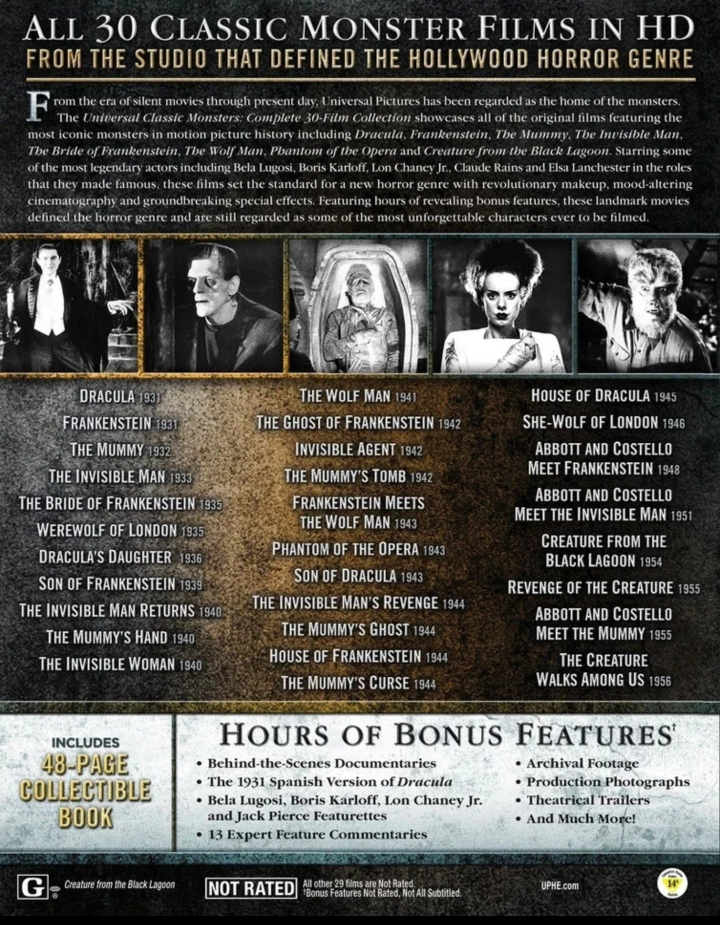 Universal Classic Monsters 30-Film Collection - photo 2