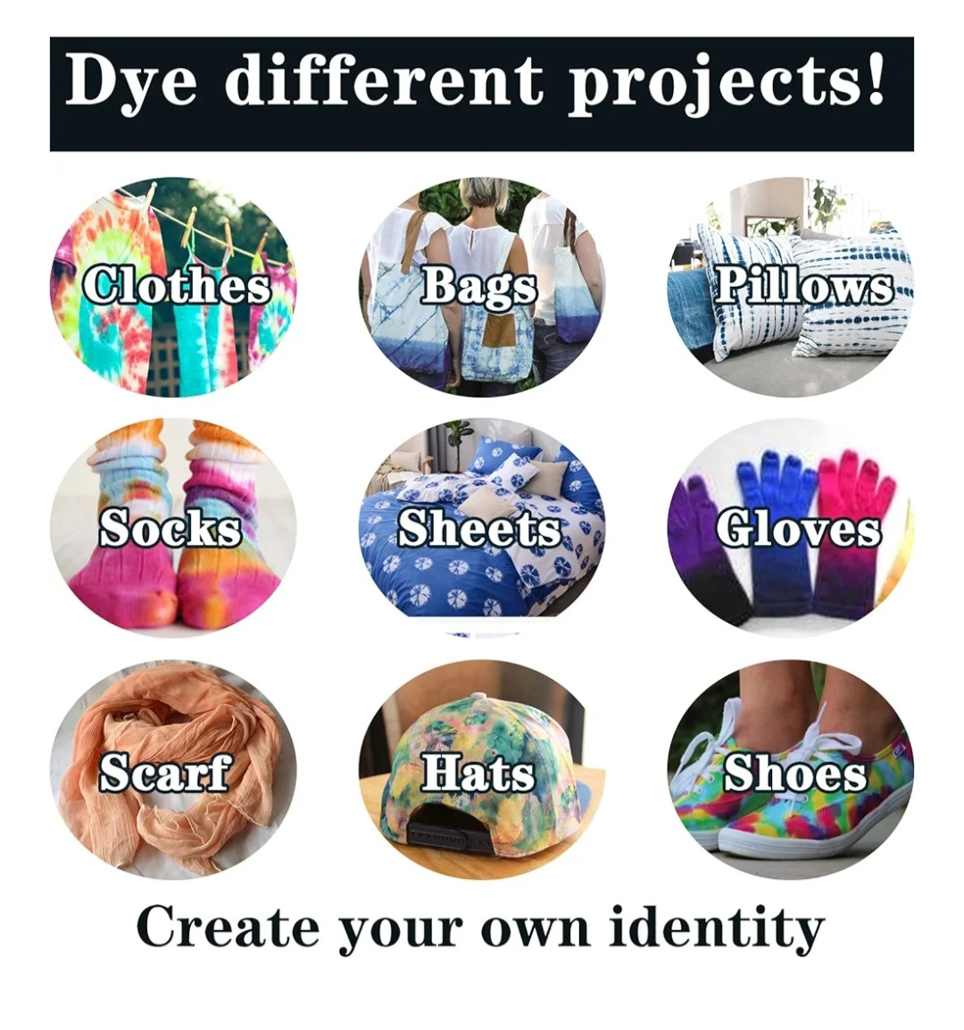 Winsons Tie Dye Value Kit - 65 Pieces - photo 2