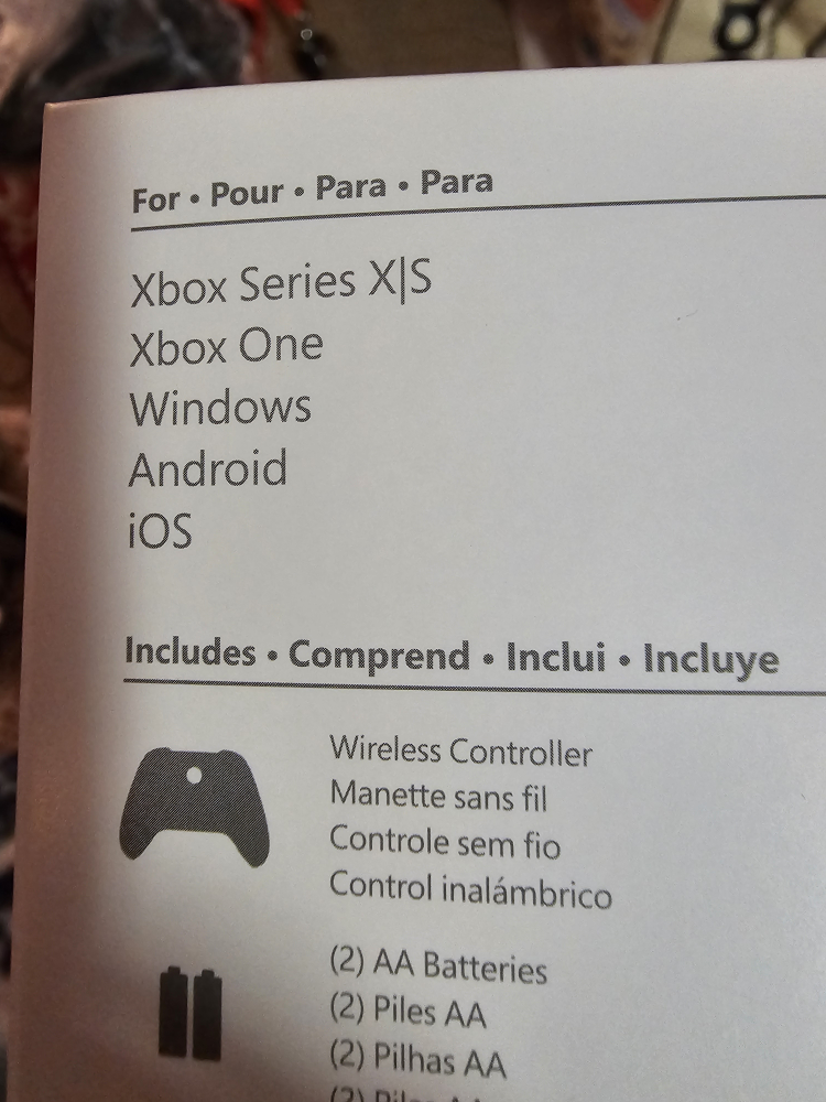 Xbox Carbon Black Wireless Controller (New) - photo 3