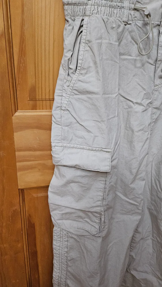 Beige Cargo/Parachute Ankle Length Skirt image indicator(4)