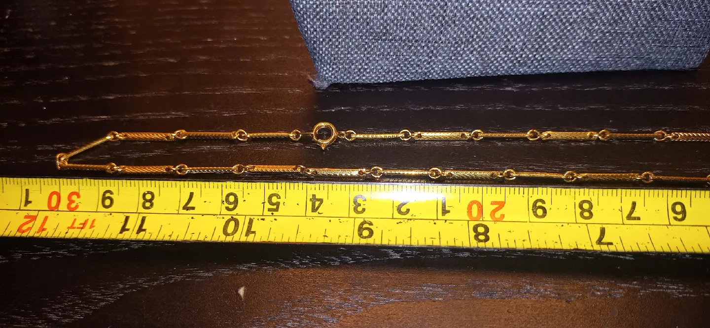 Gold Tone Necklace, 19 Inches image indicator(5)